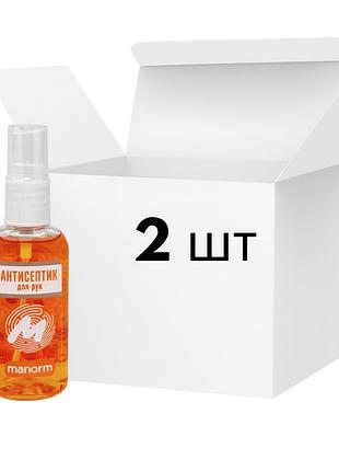 Антисептик спрей, дезинфицирующее средство amber manorm 50мл комплект 2 шт