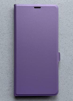 Samsung galaxy a26 чехол-книжка wave flap light purple пурпурный высококачественная искусственная кожа слоты для карт