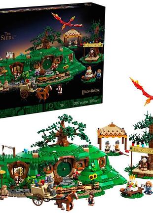 Конструктор the shire / шир из властелина колец, дом бильбо беггинса, 3d строительный набор 2017 деталей, коллекционная модель 18+