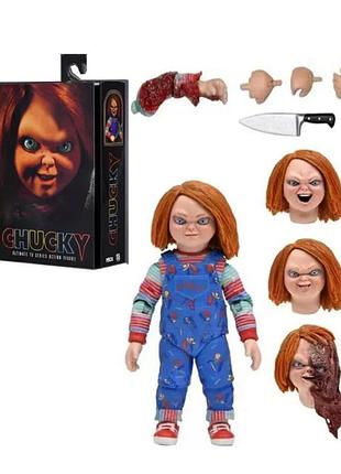 Колекційна фігурка чакі child’s play ultimate chucky 10 см – екшн-фігурка з аксесуарами
