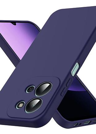 Чехол fiji full soft premium для xiaomi redmi note 15 pro противоударный бампер с микрофиброй dark blue