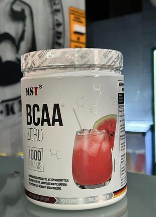 Амінокислота bcaa mst bcaa zero 1000 грамм (153 порцій), кавун