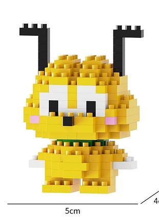 Конструктор фигурка пиксели bricks плуто серия "мультгерои" pluto m3009 2