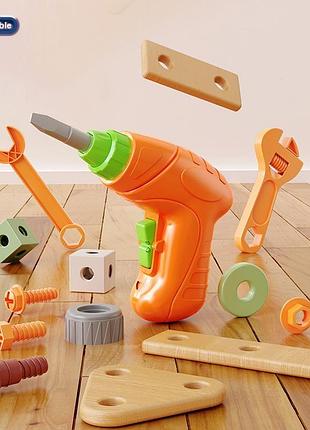 Конструктор развивающие игрушки для детей "сделай сам" constructor diy tool box 5