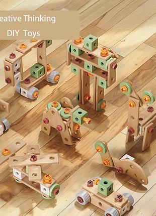 Конструктор развивающие игрушки для детей "сделай сам" constructor diy tool box 9