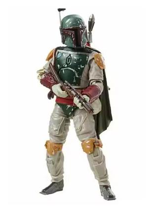 Фигурка боба фетти черная серия star wars black series boba fett hasbro 16см.