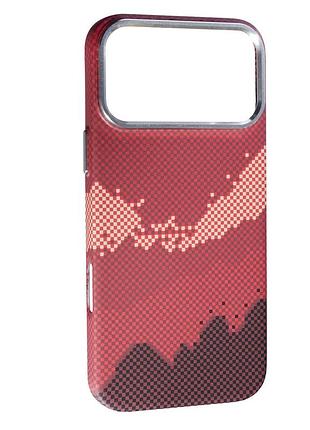 Чохол силіконовий для iphone 17promax silicone unibit (pitaka style) 6
