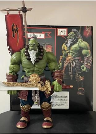 Фигурка thrall world of warcraft / трал варкрафт / action figure подвижная фигурка 1/10 орда орк мастер меча doomhammer 22 см