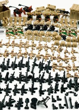 Набор аксесуаров для военныех спецназовцов s.w.a.t. 310шт. figures sets special forces s.w.a.t.