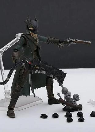 Колекційна фігурка мисливець хантер із гри bloodborne бладборн yamamura ямамура з аксесуарами, 15 см