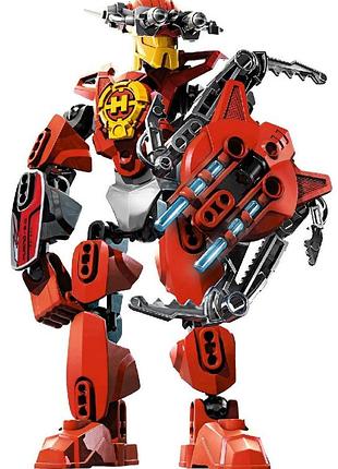 Конструктор фігурка супергерой furno серія "фабрика героїв hero factory star warrior building blocks robot mech 9402