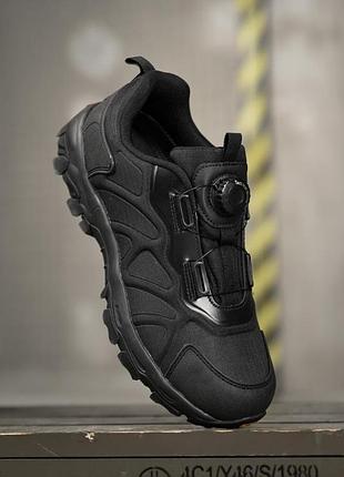 Кросівки тактичні з автошнурівкою black тр6832