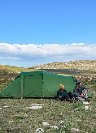 Палатка трехместная naturehike opalus, ul, nh17l001-l, светло-зеленая