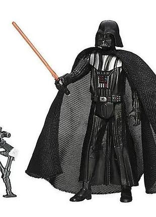 Фигурка darth vader star wars 10 см – игрушка звездные войны дарта вейдера, коллекционная фигура героя disney, подвижная боевая