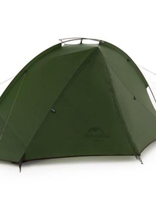 Палатка двухместная naturehike tagar nh17t180-j, темная зеленая