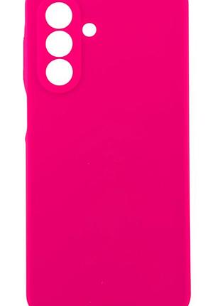Уценка!!!! чехол silicone cover для samsung galaxy a17 5g / a176 бампер с микрофиброй розовый уценка!!!!!