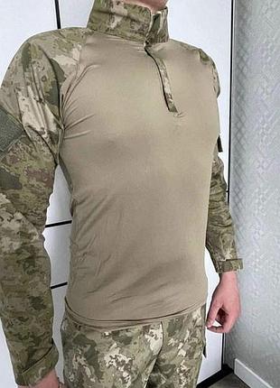 Тактична бойова сорочка ubacs (убакс) forteks бежева s,м турція