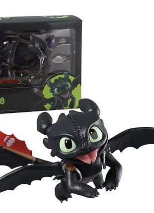 Фігурка беззубик toothless how to train your dragon / як приручити дракона / колекційна рухлива аніме фігурка дракон іккінг /