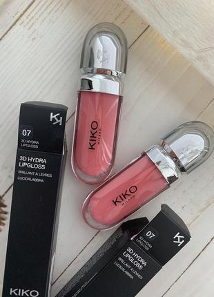 Супер 3d hydra lipgloss блиск для губ kiko milano 07