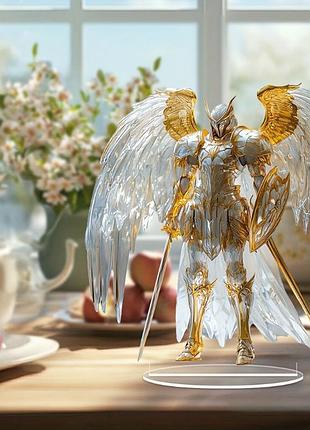 Акриловая фигурка архангел-рыцарь (winged knight) — 2d декоративная подставка, 20 см.
