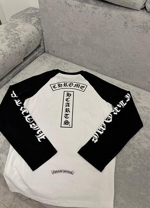 ☄️лонгслів від бренду chrome hearts 2