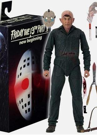 Фігурка roy burns / рой бернс із фільму friday the 13th part v: a new beginning — колекційна модель, 18 см, з аксесуарами