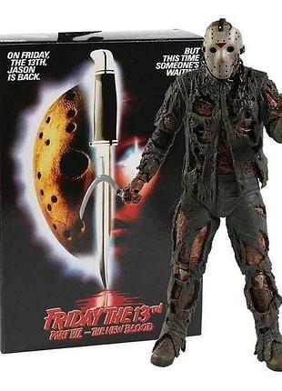 Фігурка jason voorhees / джейсон вургіс із фільму friday the 13th part vii: the new blood — колекційна модель, 18 см, з
