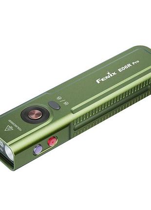 Фонарь наключной fenix e06r pro e06rprog зеленый