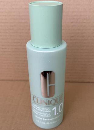 Clinique 3 steps clarifying lotion 1.0 twice a day exfoliator тонік для всіх типів шкіри 200ml