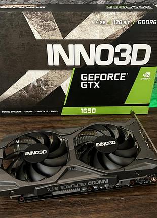 Видеокарта gtx 1650 4gb inno3d gddr5 (n16502-04d6x-171330n) б/у