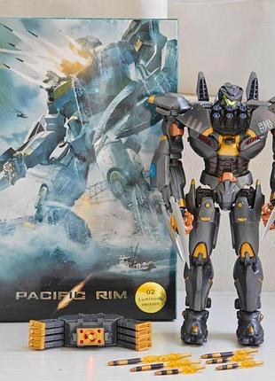 Коллекционная экшн-фигурка работа gipsy avenger (striker eureka) pacific rim — боевой меха-егерь с аксессуарами из тихоокеанского