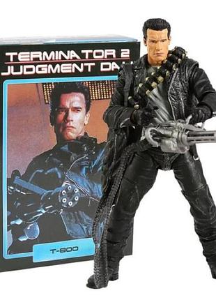 Фигурка коллекционная терминатор 2: судный день т-800 (terminator 2: judgment day t-800), 18 см
