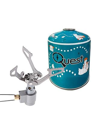 Набор горелка газовая brs-3000t и баллон quest 450 гр бутан