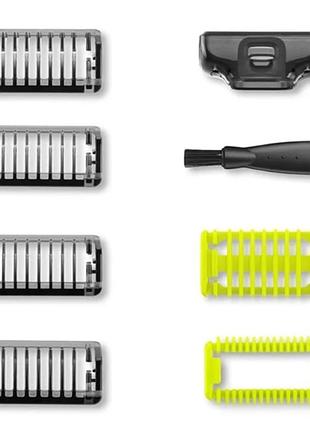 Набор насадок 8 штук для триммера philips oneblade pro qp2520, qp2630, qp2830, qp6510, qp6550