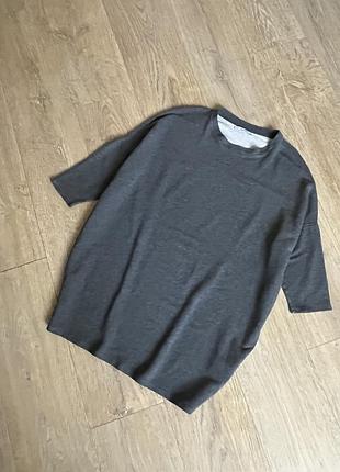 Класна подовжена віскозна трикотажна кофта pull&bear