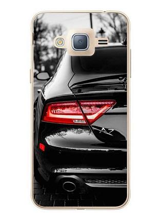 Бампер силиконовый для samsung j7 neo galaxy j701 с принтом audi
