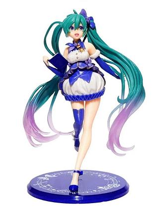 Фигурка коллекционная hatsune miku magical style / хатсуне мику магический стиль - anime figure pvc, статическая декоративная