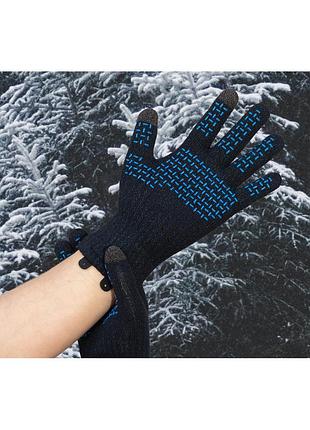 Рукавички водонепроникні dexshell thermfit 3.0 gloves, темно-блакитні, розмір l