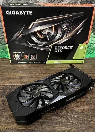 Відеокарта gtx 1650 4gb gigabyte gddr5 (gv-n1650gaming oc-4gd) б/в