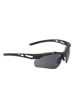 Очки баллистические swiss eye attac цвет: олива