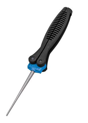 Карманная точилка lansky new folding diamond tapered rod fine, зернистость 600