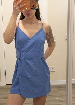 Сарафан на запах bershka
