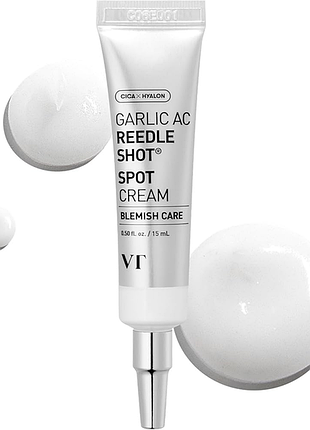 Точечный крем для проблемной кожи vt cosmetics garlic ac reedle shot spot cream 15ml