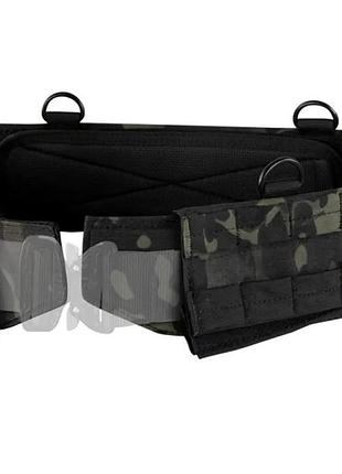 Пояс рпс black camo condor slim battle belt размер s с системой молли, (без ремня) черный