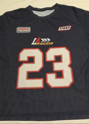 Manfinity la racing no23 - футболка спортивная сетчатая (mesh t- shirt ) унисекс - 2xl