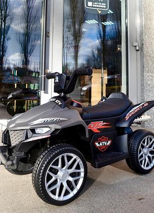 Дитячий електроквадроцикл на акумуляторі bambi racer m 5730 для дітей 3-8 років сірий