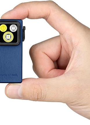 Фонарь olight oclip ultra navy blue
