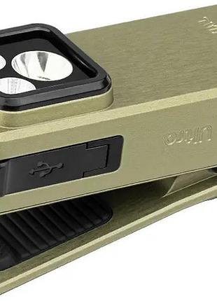Ліхтар olight oclip ultra olive green