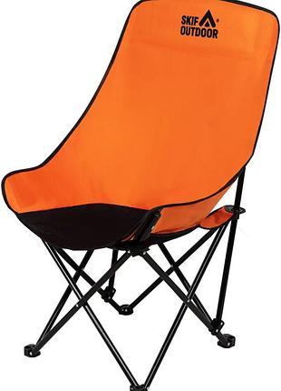 Стілець розкладний skif outdoor cushy orange/black