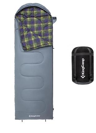 Спальний мішок kingcamp sevan 250 grey (ks2422_grey_l)